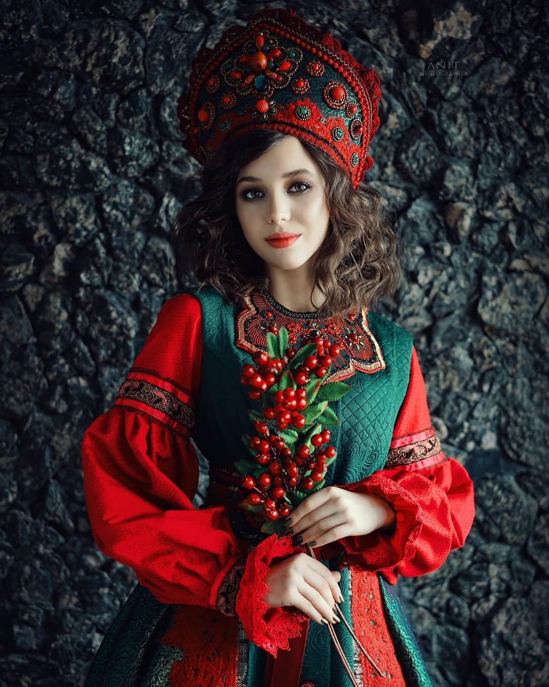 Nude girl Women in Slavic costumes in Rajamandri
