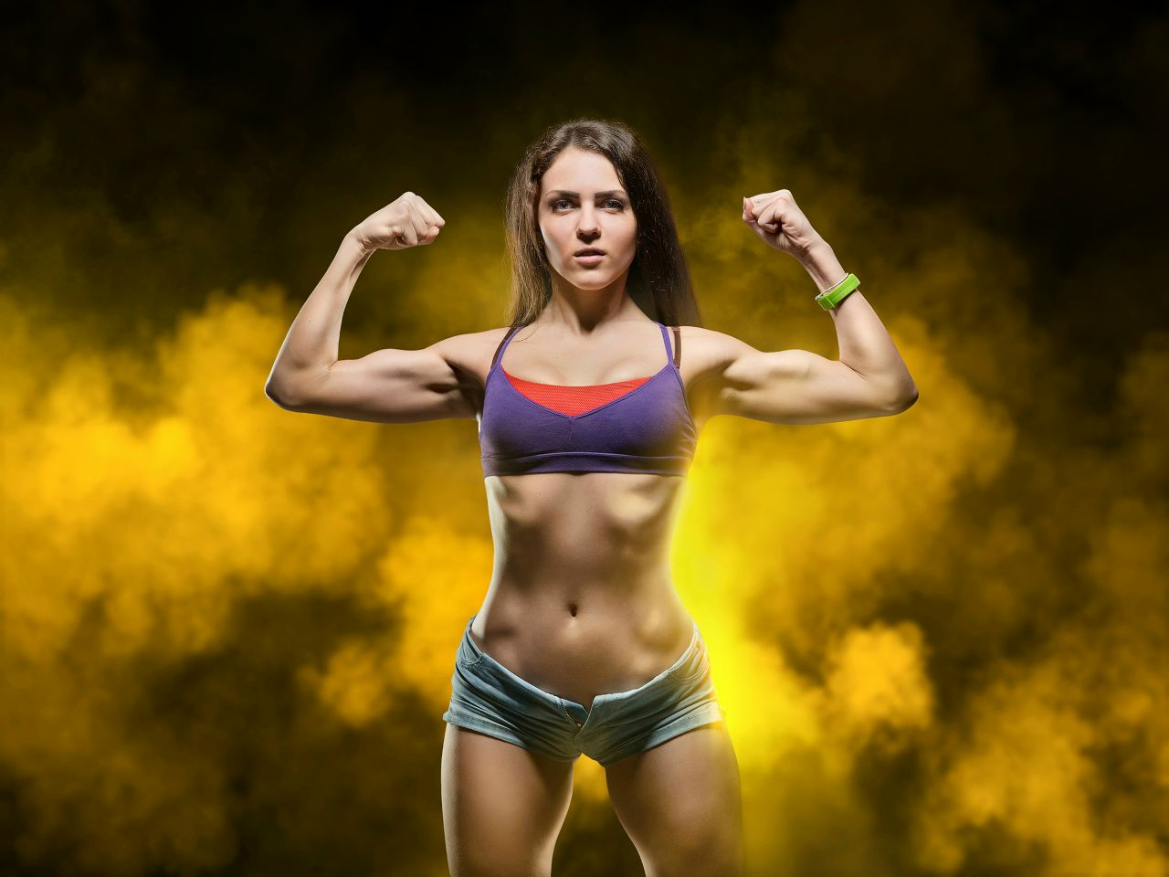 Athletic girls in Rajamandri